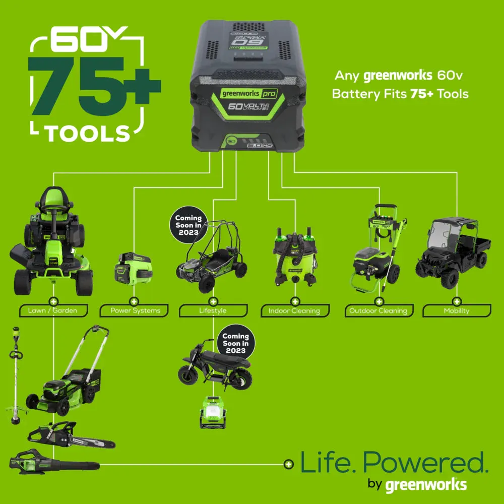 60V 24" Cordless Battery Two-Stage Snow Blower (Tool Only)