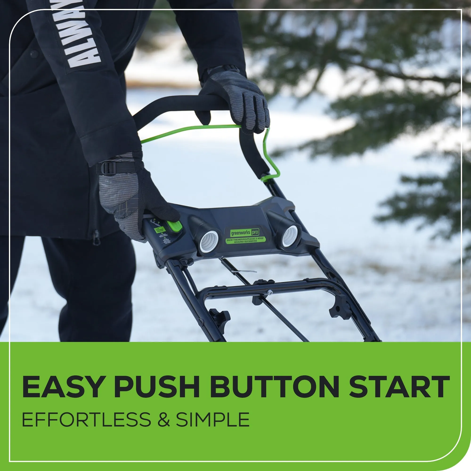 80V 20-Inch Cordless Single-Stage Snow Blower - Battery Operated, Tool Only