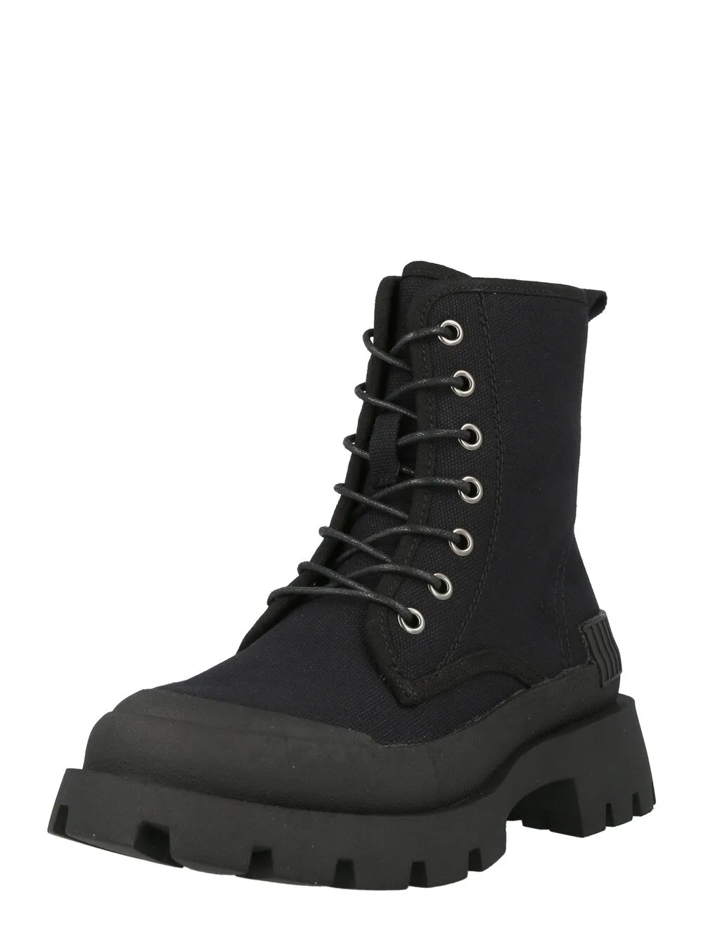 About You Tamina lace-up boots, black