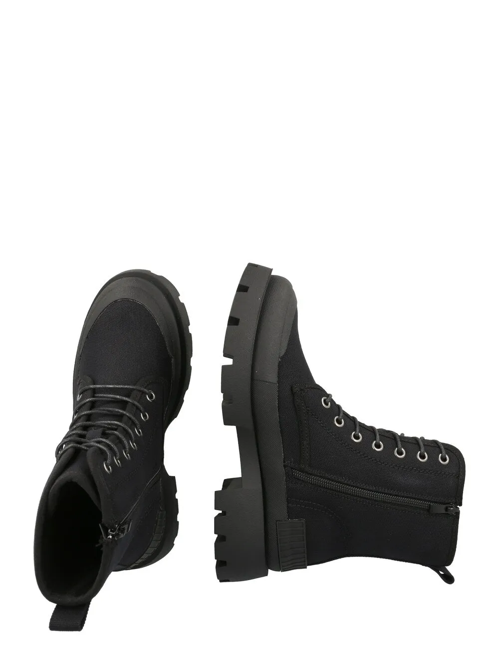 About You Tamina lace-up boots, black