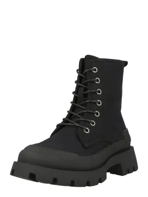 About You Tamina lace-up boots, black