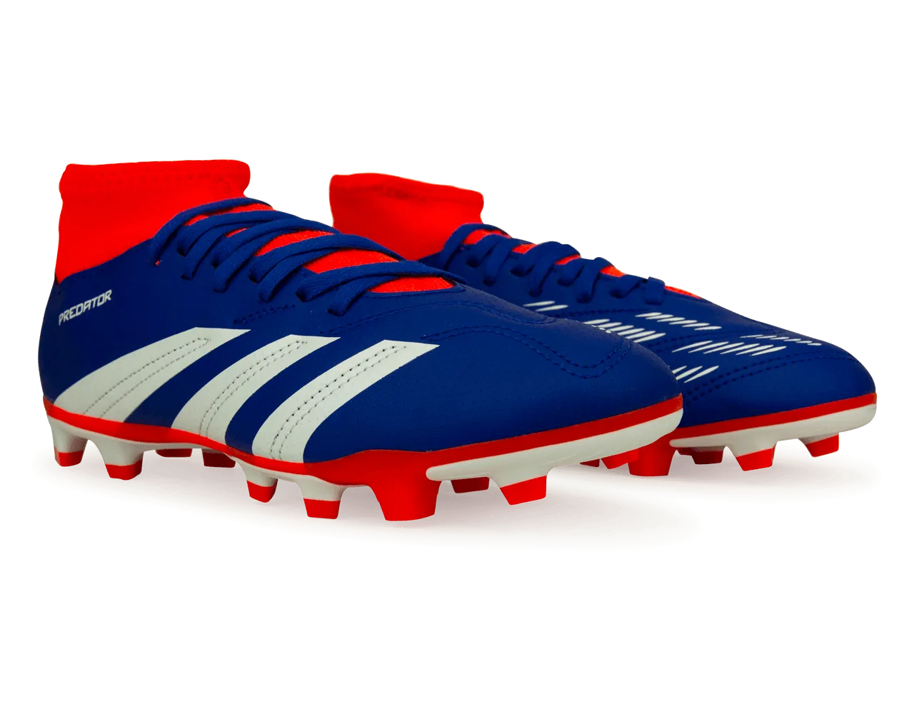 adidas Kids Predator Club Sock FXG Blue/Red