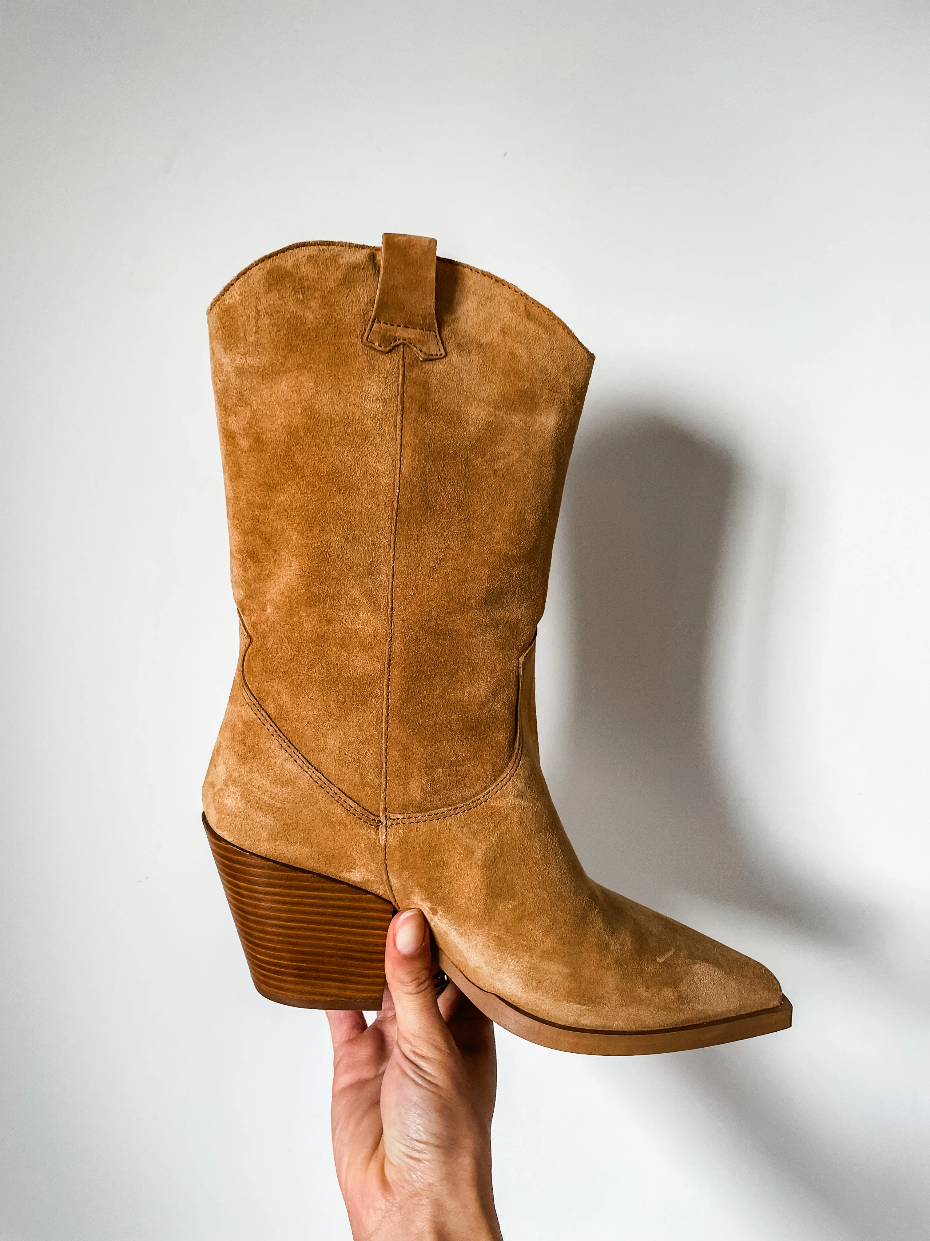 Alpe Vermont Suede Cowboy Boots PREMIUM BRAND