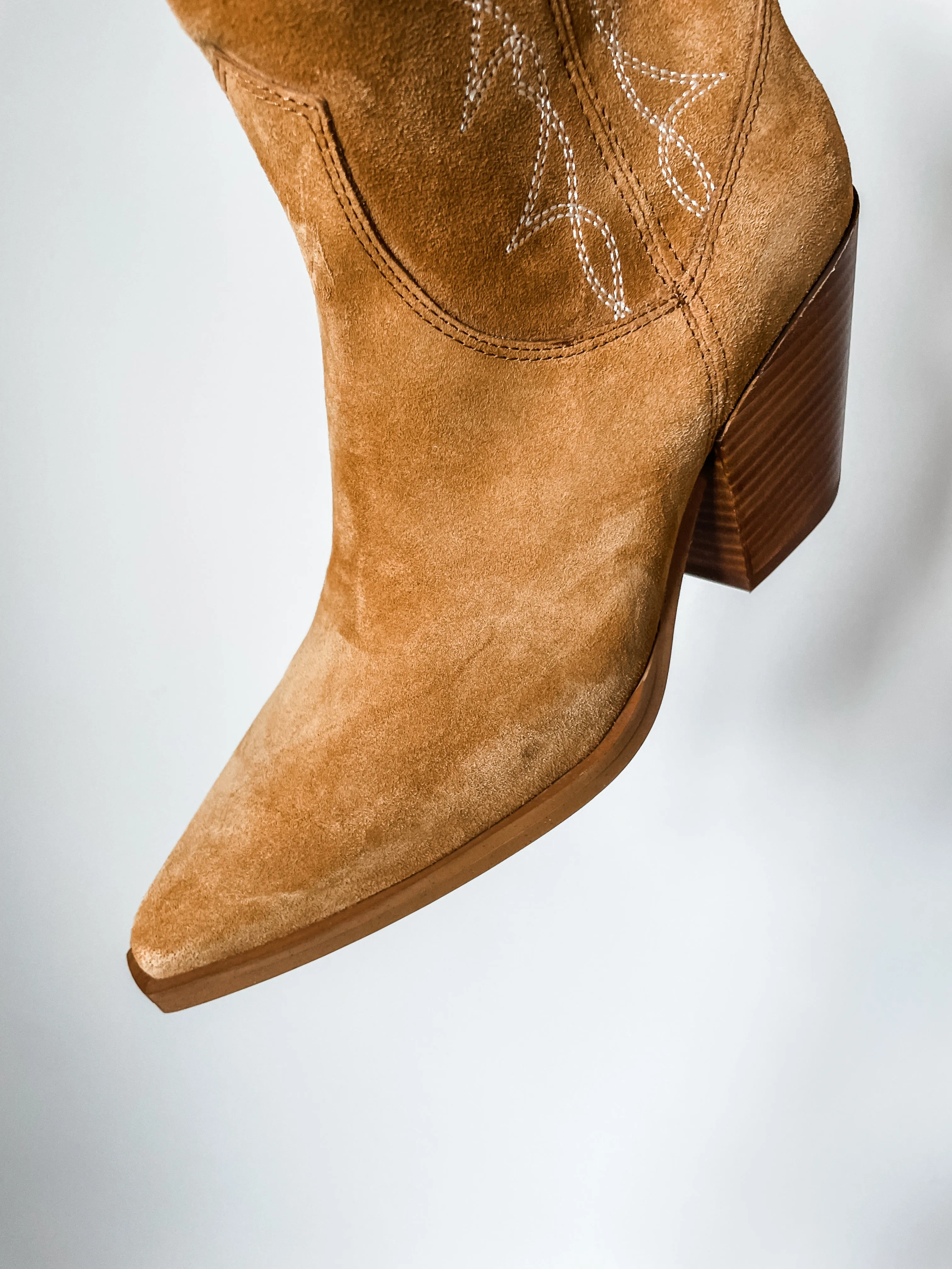 Alpe Vermont Suede Cowboy Boots PREMIUM BRAND
