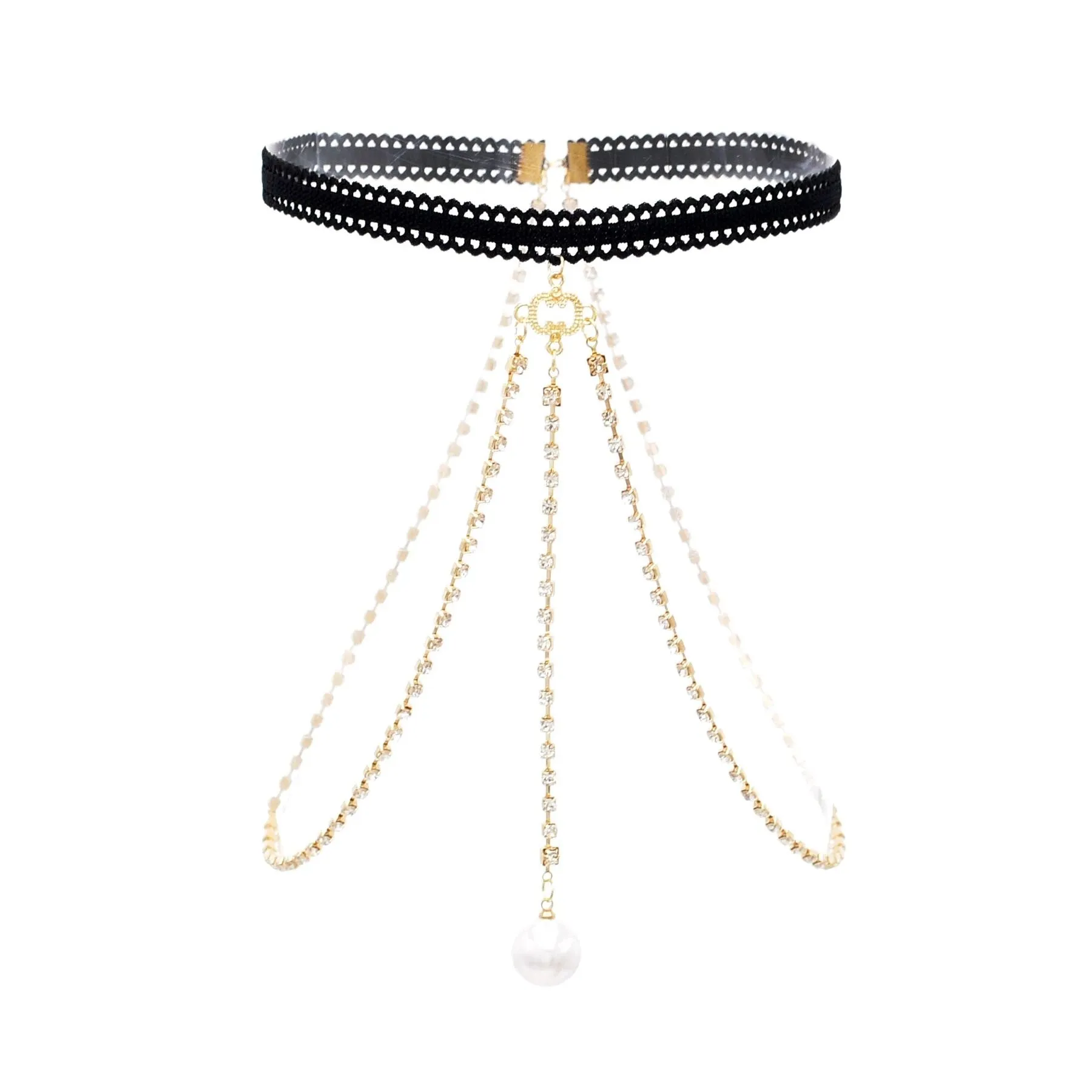 Boho Bohemian Water Drop Pendant Leg Thigh Chain Body Chain Jewelry