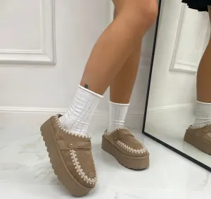 Ester - Stivaletto Eskimo Boots Gomma Alta Khaki