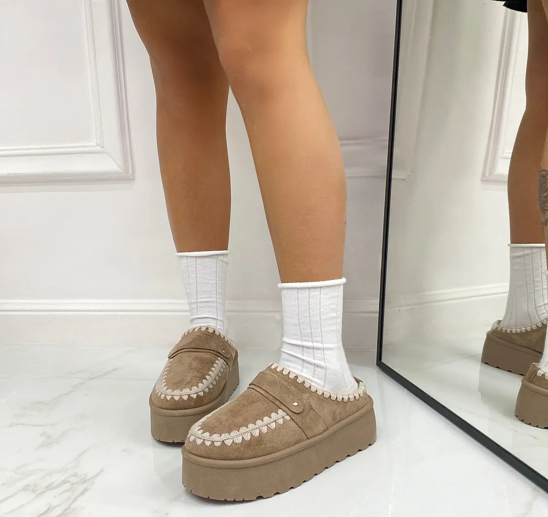 Ester - Stivaletto Eskimo Boots Gomma Alta Khaki